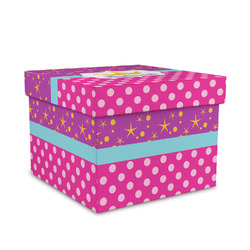 Sparkle & Dots Gift Box with Lid - Canvas Wrapped - Medium (Personalized)