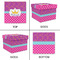 Sparkle & Dots Gift Boxes with Lid - Canvas Wrapped - X-Large - Approval