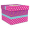 Sparkle & Dots Gift Boxes with Lid - Canvas Wrapped - X-Large - Front/Main