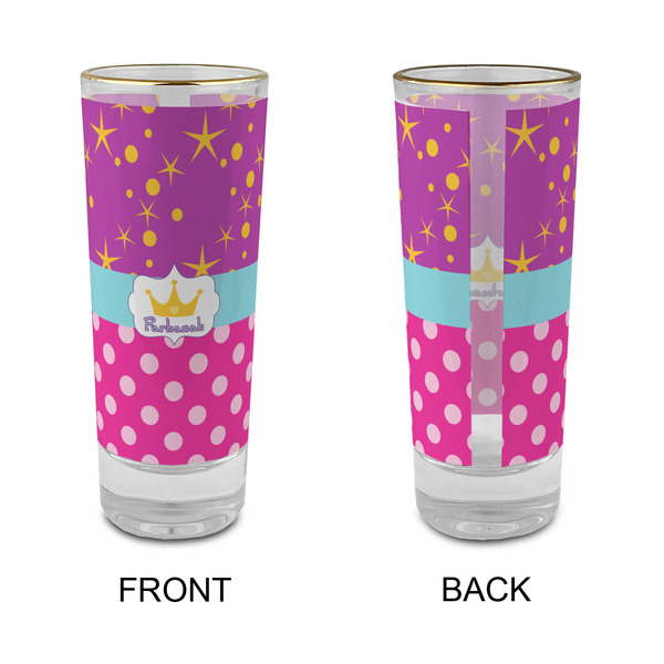 Sparkle & Dots Glass Shot Glass - 2 oz - Single - APPROVAL