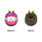 Sparkle & Dots Golf Ball Hat Clip Marker - Apvl - GOLD