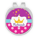 Sparkle & Dots Golf Ball Marker - Hat Clip - Silver