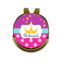 Sparkle & Dots Golf Ball Marker - Hat Clip - Gold
