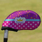 Sparkle & Dots Golf Club Iron Cover (Personalized)