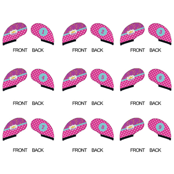 Sparkle & Dots Golf Club Covers - APPROVAL (set of 9)