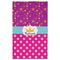 Sparkle & Dots Golf Towel - Poly-Cotton Blend - Large w/ Name or Text