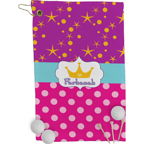 Sparkle & Dots Golf Towel (Personalized)