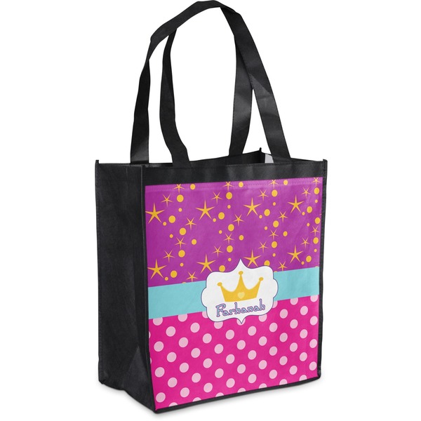 Custom Sparkle & Dots Grocery Bag (Personalized)