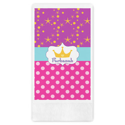 Sparkle & Dots Guest Napkins - Full Color - Embossed Edge (Personalized)