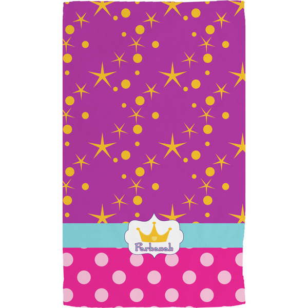 Sparkle & Dots Hand Towel (Personalized) Full