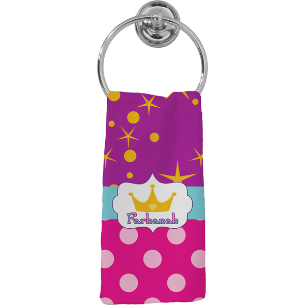 Custom Sparkle & Dots Hand Towel - Full Print (Personalized)