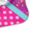 Sparkle & Dots Hooded Baby Towel- Detail Corner