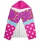 Sparkle & Dots Hooded Towel - Folded