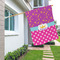 Sparkle & Dots House Flags - Double Sided - LIFESTYLE