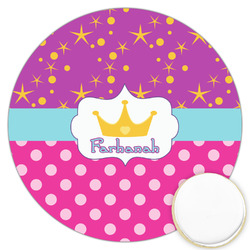 Sparkle & Dots Printed Cookie Topper - 3.25" (Personalized)