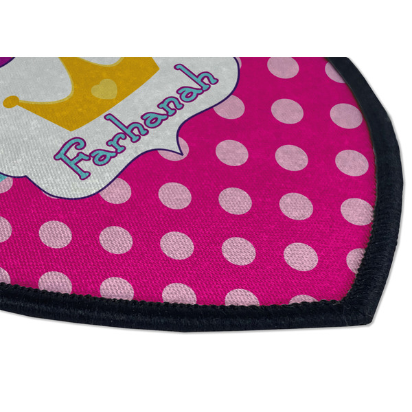 Sparkle & Dots Iron on Shield 3 Detail