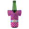 Sparkle & Dots Jersey Bottle Cooler - FRONT (on bottle)