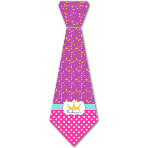 Custom Sparkle & Dots Iron On Tie - 4 Sizes w/ Name or Text