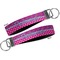 Sparkle & Dots Key-chain - Metal and Nylon - Front and Back