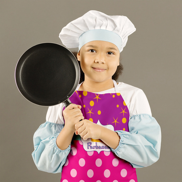 Sparkle & Dots Kid's Aprons - Medium - Lifestyle