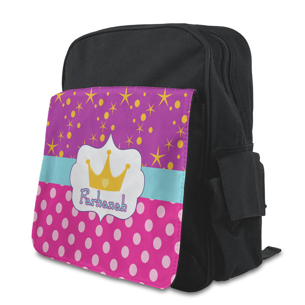 Custom Sparkle & Dots Preschool Backpack (Personalized)