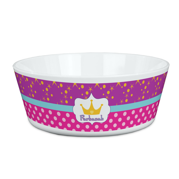 Custom Sparkle & Dots Kid's Bowl (Personalized)