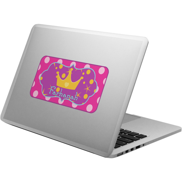 Custom Sparkle & Dots Laptop Decal (Personalized)