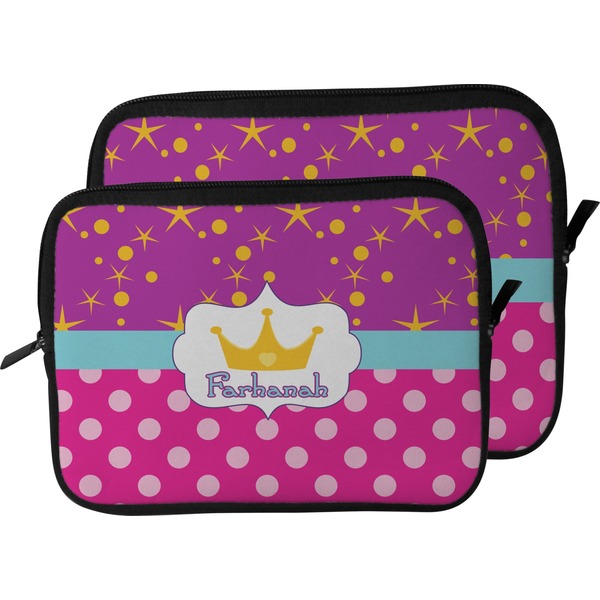 Sparkle & Dots Laptop Sleeve (Size Comparison)