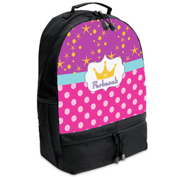Sparkle & Dots Backpacks - Black (Personalized)