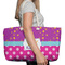 Sparkle & Dots Large Rope Tote Bag - In Context View