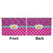 Sparkle & Dots Large Zipper Pouch Approval (Front and Back)