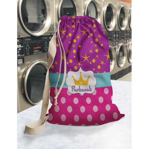 Sparkle & Dots Laundry Bag in Laundromat