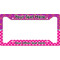 Sparkle & Dots License Plate Frame - Style A (Personalized)