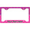 Sparkle & Dots License Plate Frame - Style C