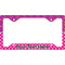 Sparkle & Dots License Plate Frame - Style C (Personalized)