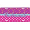 Sparkle & Dots Front License Plate (Personalized)