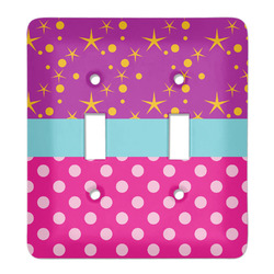 Sparkle & Dots Light Switch Cover (2 Toggle Plate)