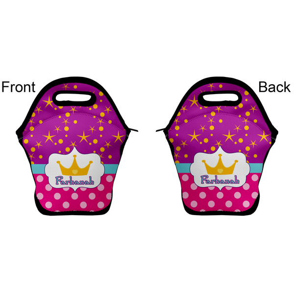 Sparkle & Dots Lunch Bag - Front and Back