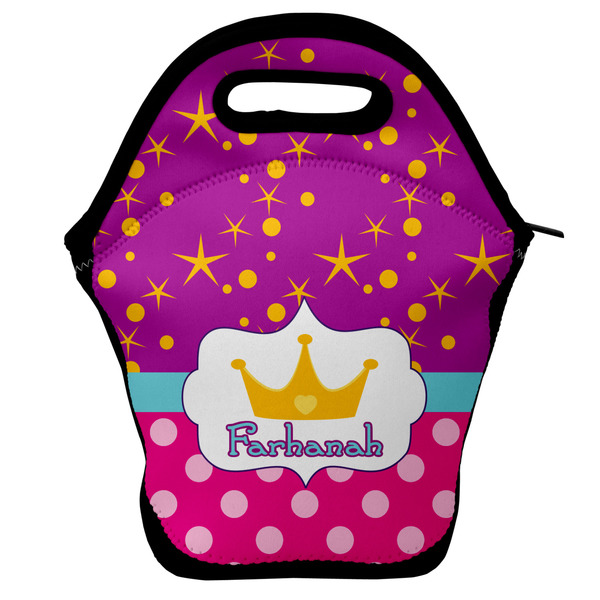 Custom Sparkle & Dots Lunch Bag w/ Name or Text
