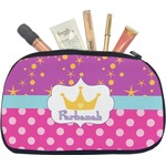 Sparkle & Dots Makeup / Cosmetic Bag - Medium (Personalized)