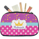 Sparkle & Dots Makeup / Cosmetic Bag - Medium (Personalized)