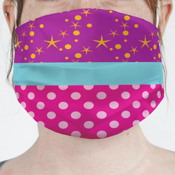 Custom Sparkle & Dots Face Mask Cover