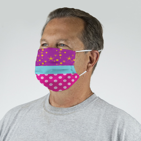 Sparkle & Dots Mask - Quarter View on Guy