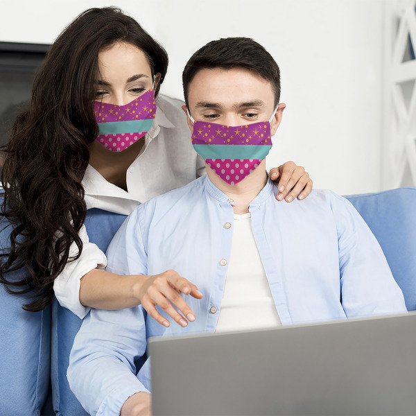 Sparkle & Dots Mask1 Adult Lifestyle