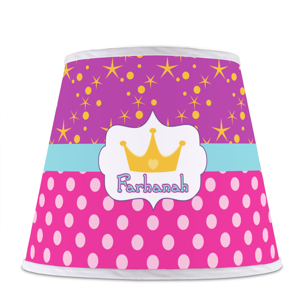 Sparkle & Dots Poly Film Empire Lampshade - Front View