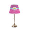 Sparkle & Dots Poly Film Empire Lampshade - On Stand