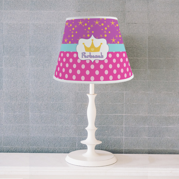Sparkle & Dots Poly Film Empire Lampshade - Lifestyle