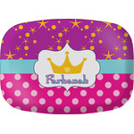 Sparkle & Dots Melamine Platter w/ Name or Text