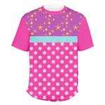 Sparkle & Dots Men's Crew T-Shirt (Personalized)