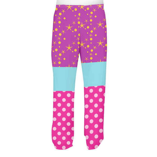 Sparkle & Dots Men's Pjs Back - on model